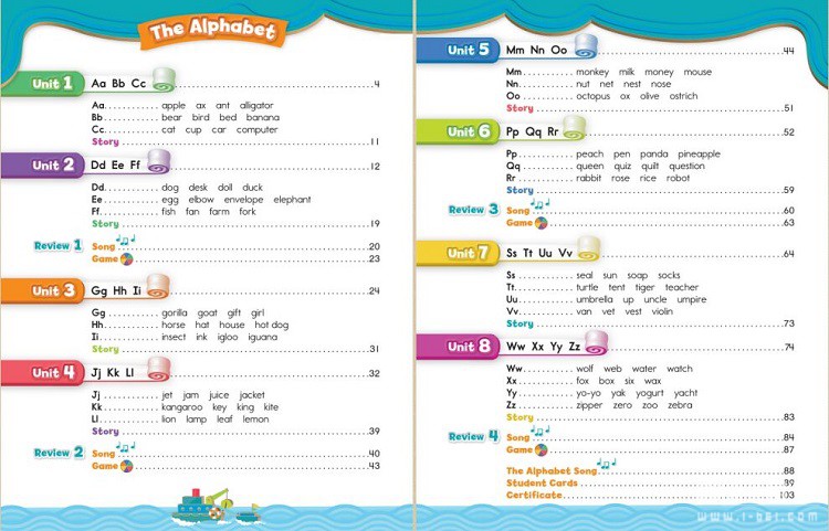 牛津拼读世界 oxford phonics world 1-5级 点读包+互动游戏+音频 - 爱贝亲子网