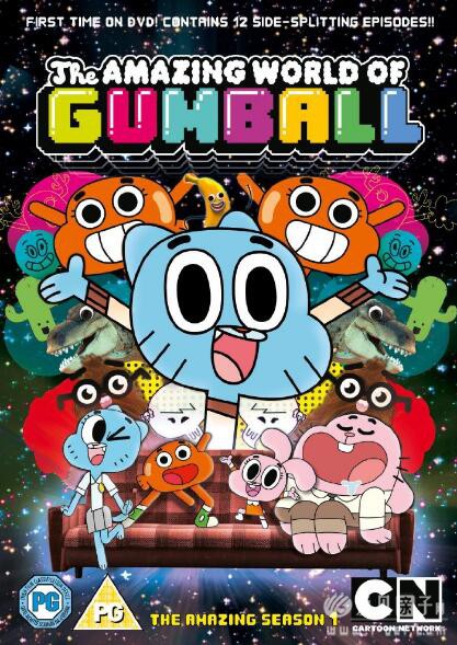 动画片:阿甘妙世界the amazing world of gumball第一季视频 中英双