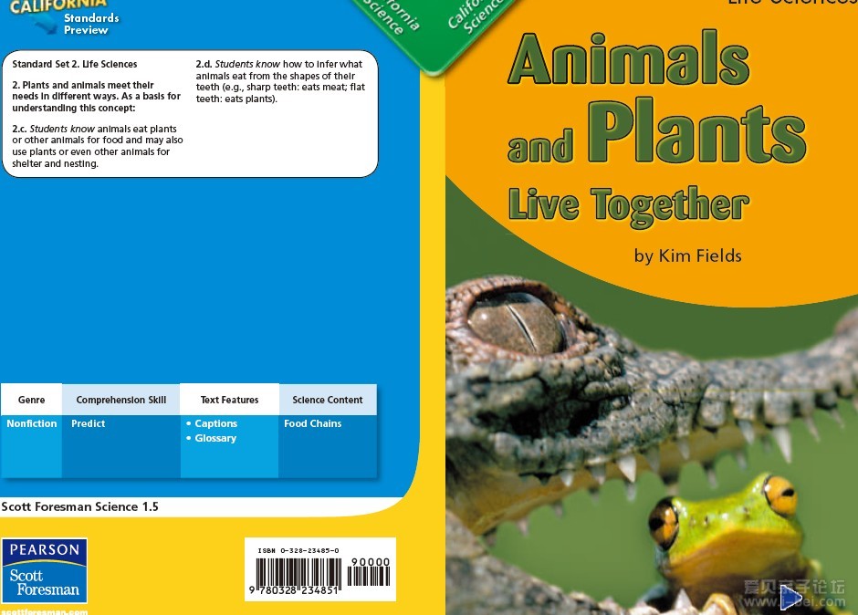 ����ԭ���ѧ�̲�Animals and Plants Live Together