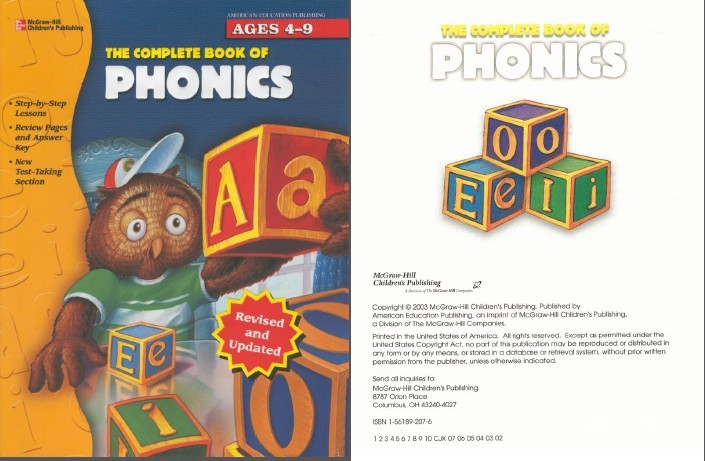 Phonics自然拼读词典级参考书（The Complete Book of Phonics）PDF全册下载