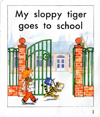 My Sloppy Tiger Goes To School 很有趣的绘本 - 爱贝亲子网