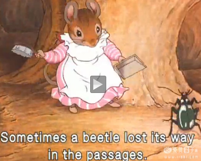 原版英文动画:Peter Rabbit 彼得兔系列《班家小兔和鼠太太小不点》双语动画带字幕 - 爱贝亲子网