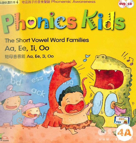 Ȼƴ̲ģPhonics Kids Book 4 PDF̲+DVDƵ ѹӢӢƴ