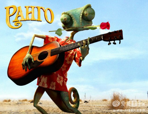 2011年《兰戈Rango》英文原声，中英文双字幕 - 爱贝亲子网