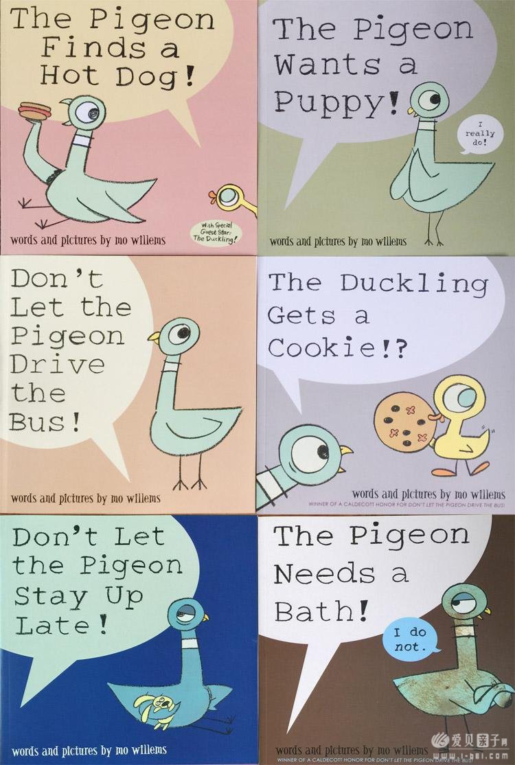 Pigeon别让鸽子开巴士系列6册