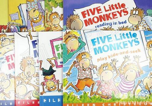 β鵥Five Little Monkeys Jumping on the Bed  ֻСڴϱı