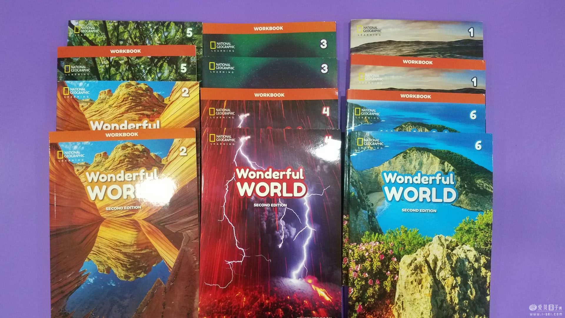 国家地理新版：Wonderful World缤纷世界系列1-6级12册点读版