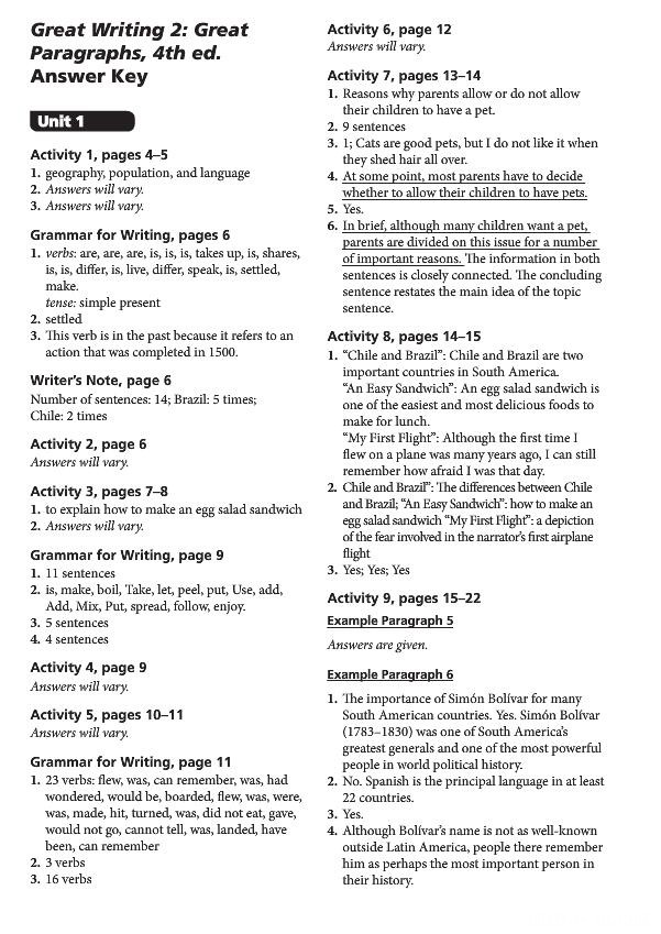 美国私校顶尖写作教材：Great Writing全6册 学生用书+教案+练习册+部分音频分享下载 - 爱贝亲子网