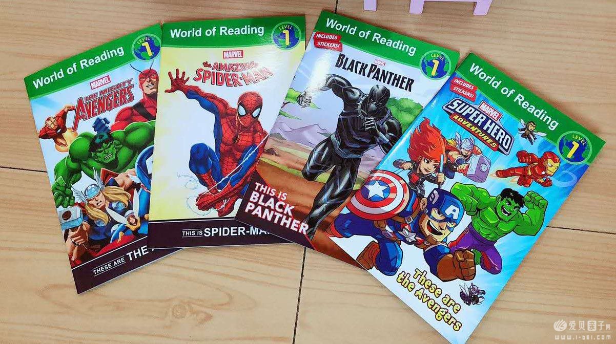 World of Reading Marvel 漫威系列 超级英雄-复仇者联盟 18册点读版